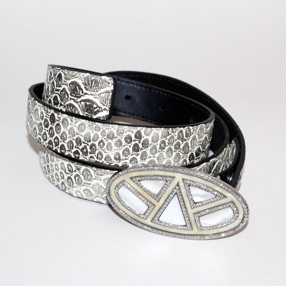 Cabi "Emblem" Snakeskin Print Belt
